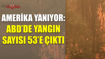 Amerika yanıyor: ABD'de yangın sayısı 53'e çıktı